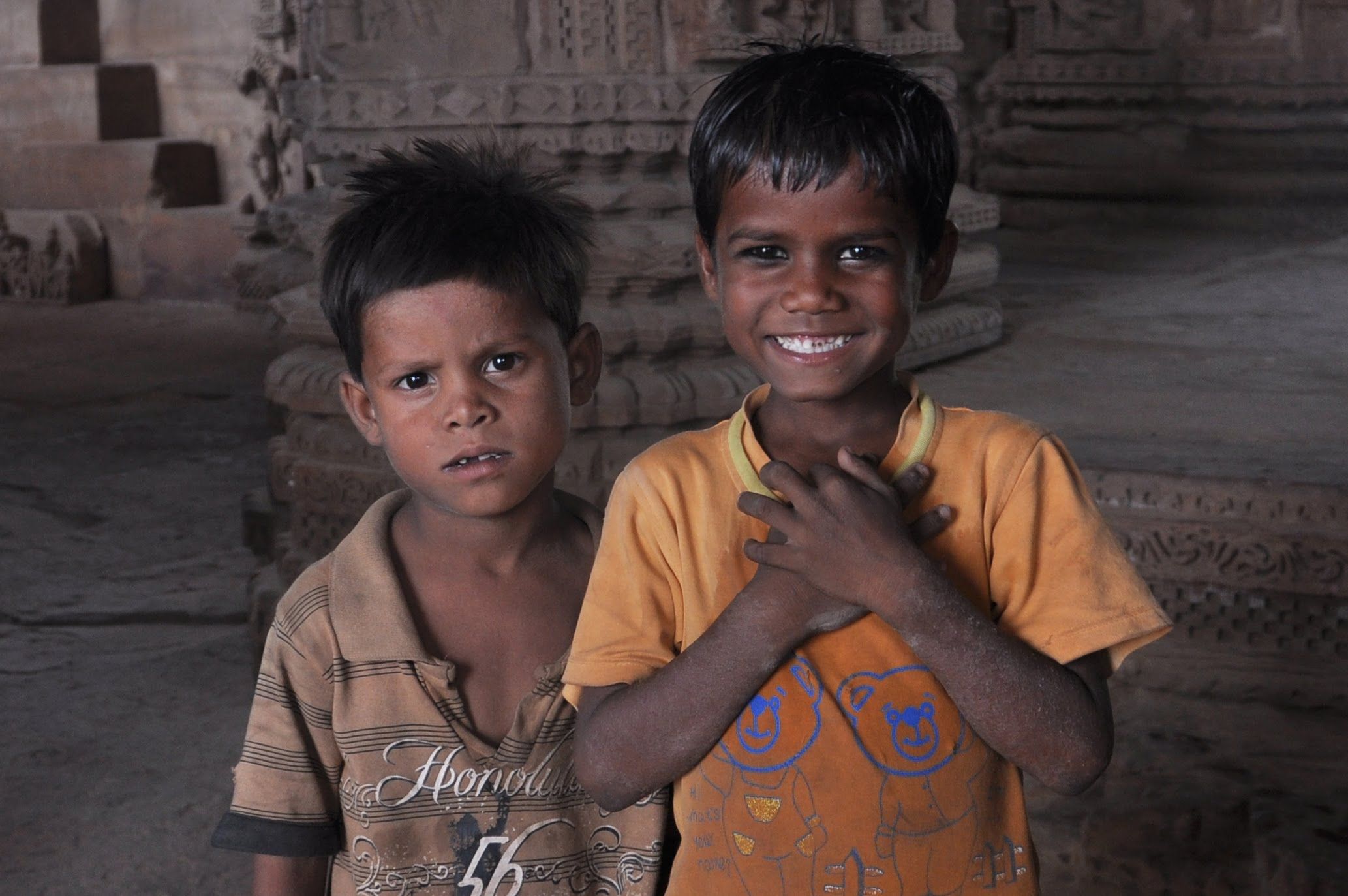 Happy to meet in Hampi, India